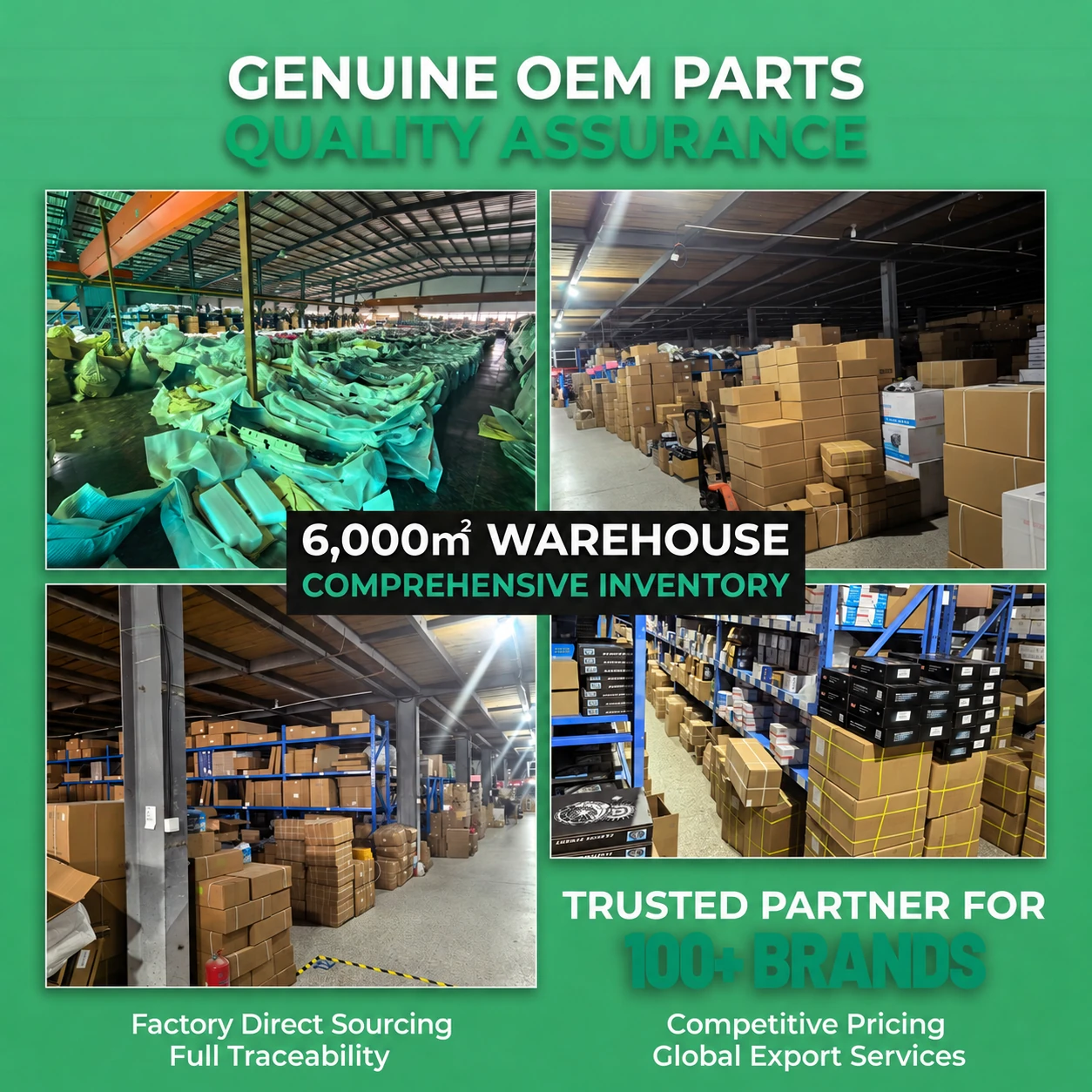 Parts sourcing and warehouse inventory